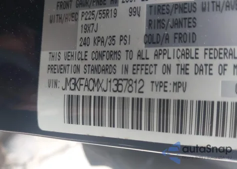 2018 Mazda Cx-5 Touring из США, поврежденный, VIN JM3KFACMXJ1367812